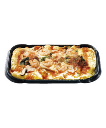 オマール香る海老ときのこのリガトーニグラタン