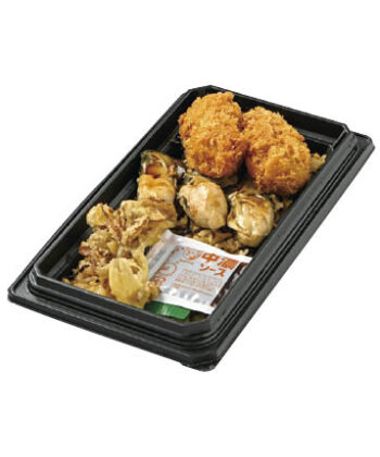 舞茸天とかきめし重