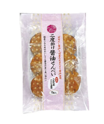 二度掛け醤油せんべい