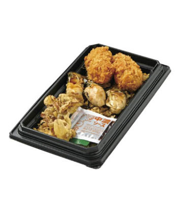 舞茸天とかきめし重