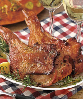 四国産地養鳥ローストレッグ（照焼・バジル風味）